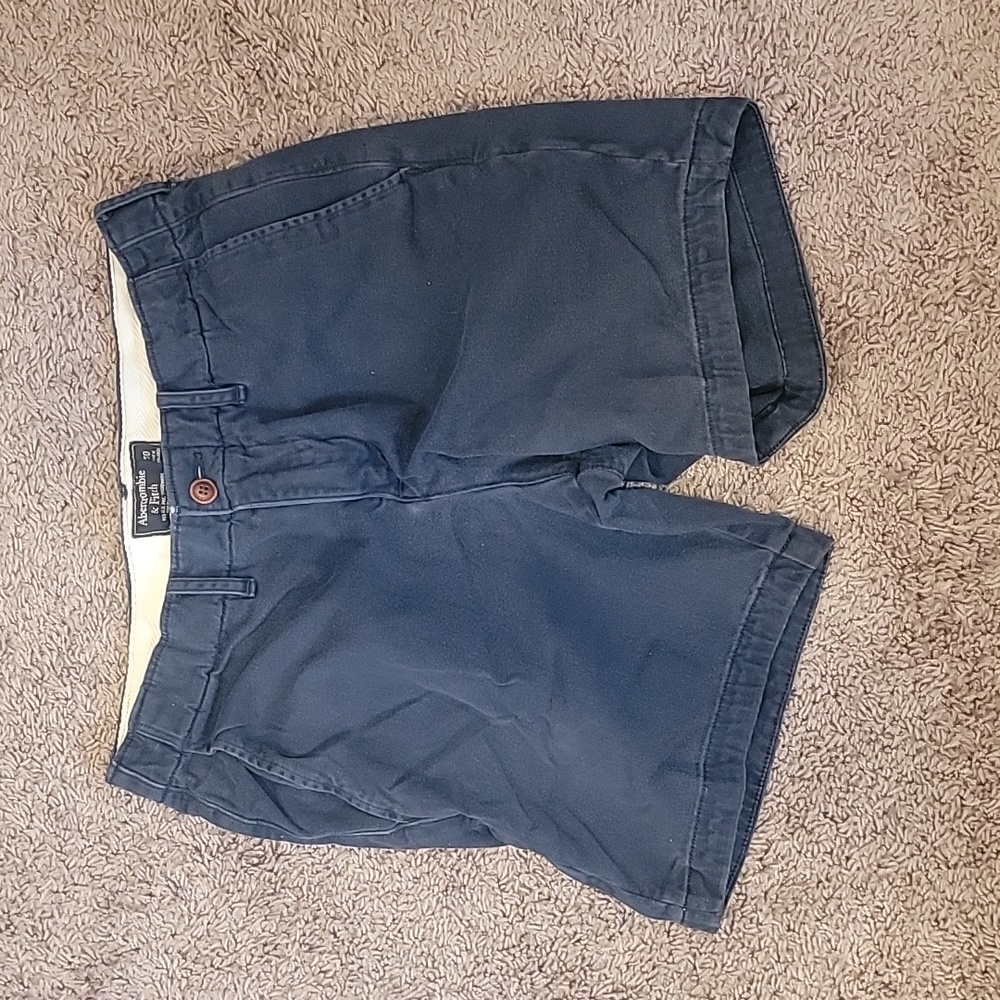 Abercrombie and Fitch Blue Chino Shorts 30W